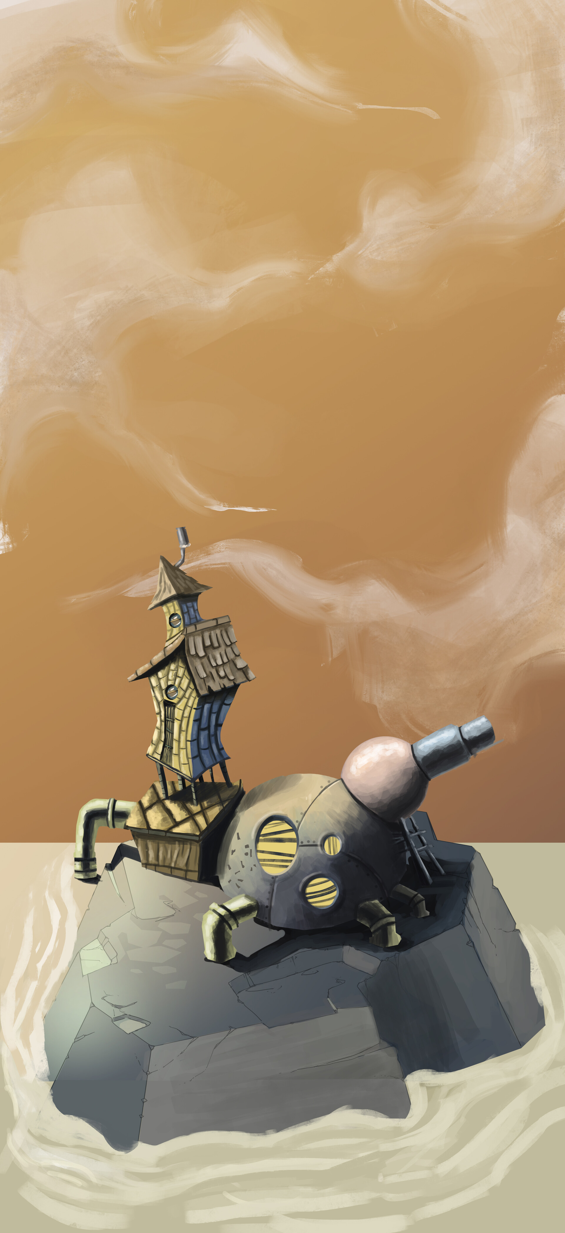 ArtStation - ISLAND CONCEPT ENVIRONMENT