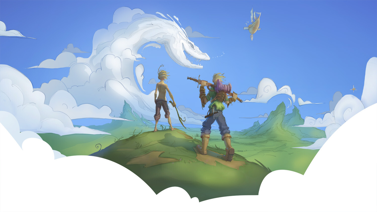 Parallax header full view