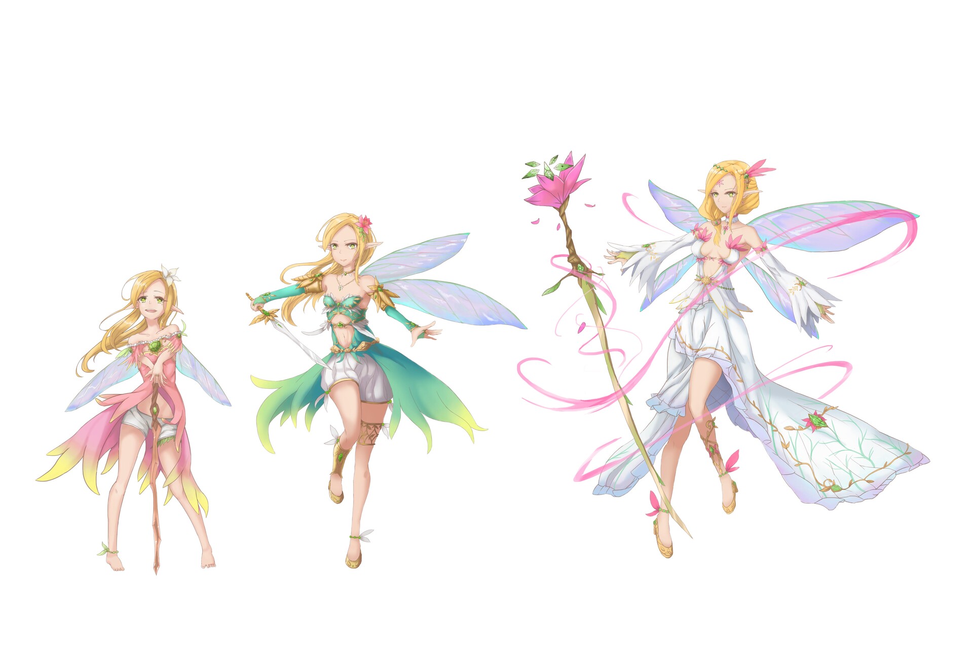 Artstation 妖精女王成長史