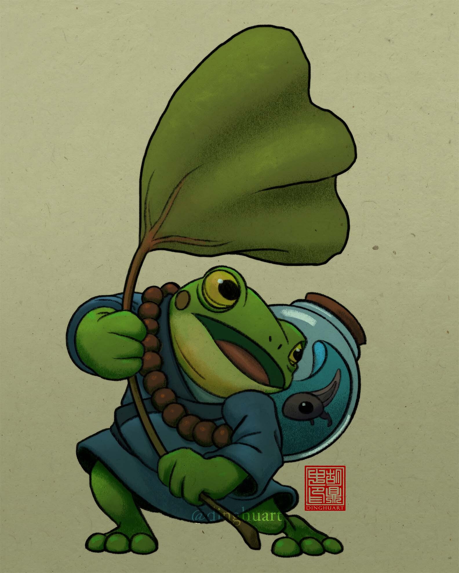 ArtStation - frog and son