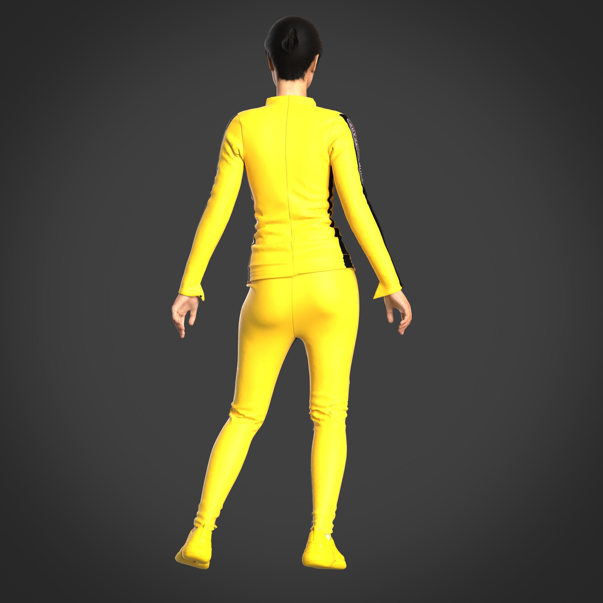 ArtStation - Kill Bill Inspired Outfit made in CLO3D