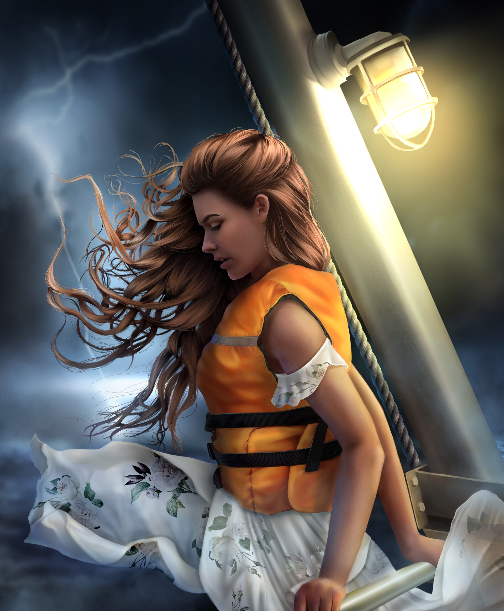 ArtStation jumping off the boat