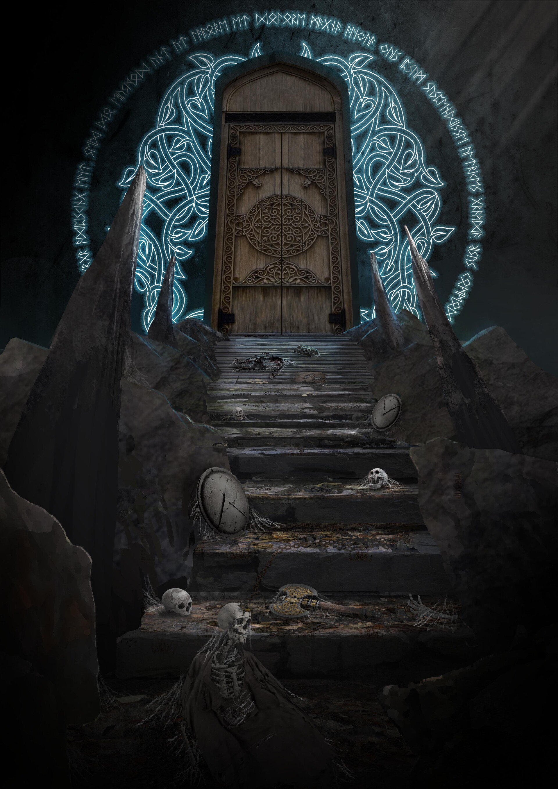 ArtStation Magic gate of the mine