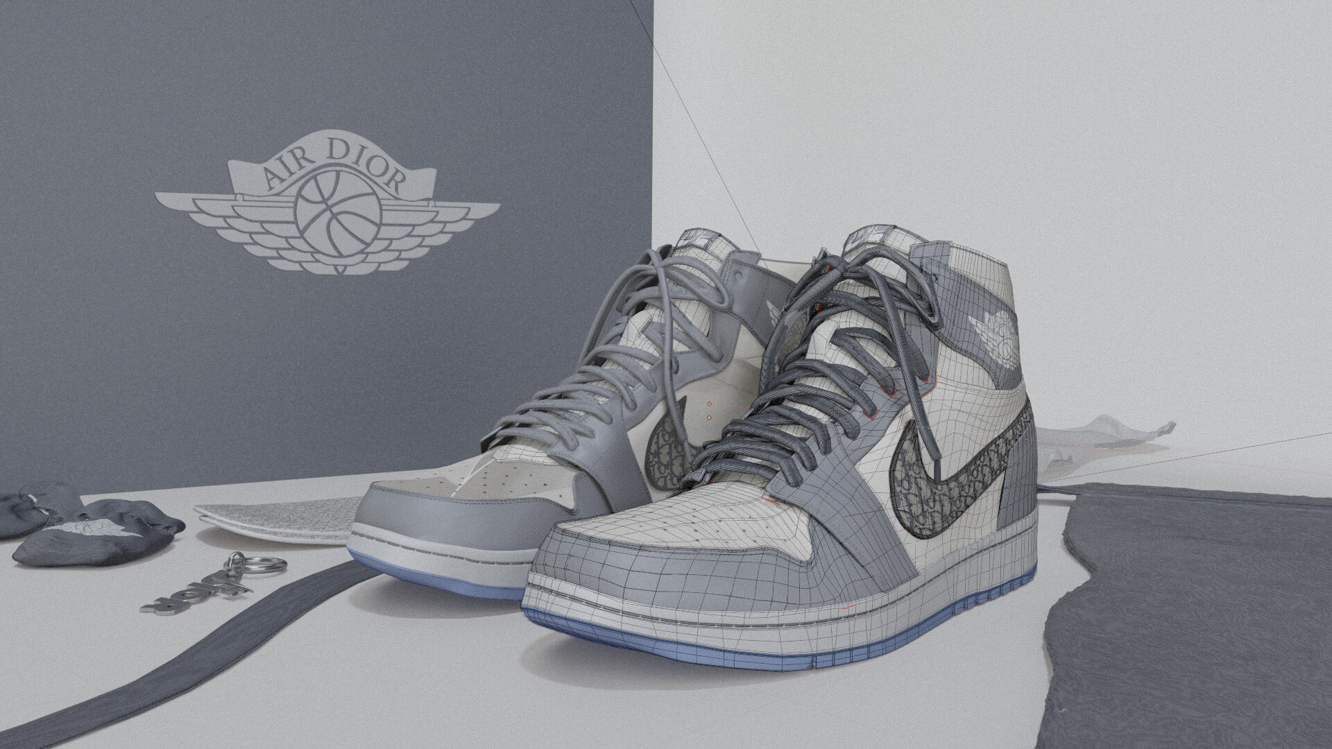 Wallpaper Basket Jordan Dior ArtStation Air Dior Jordan