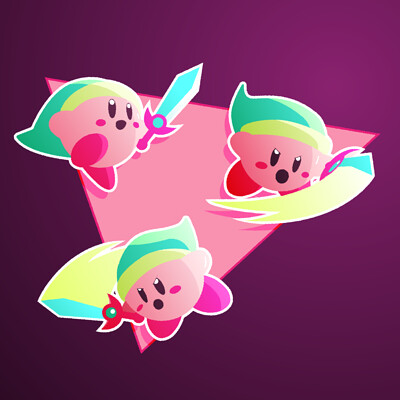 Steam Workshop::Cute Inkling and Kirby Wallpaper