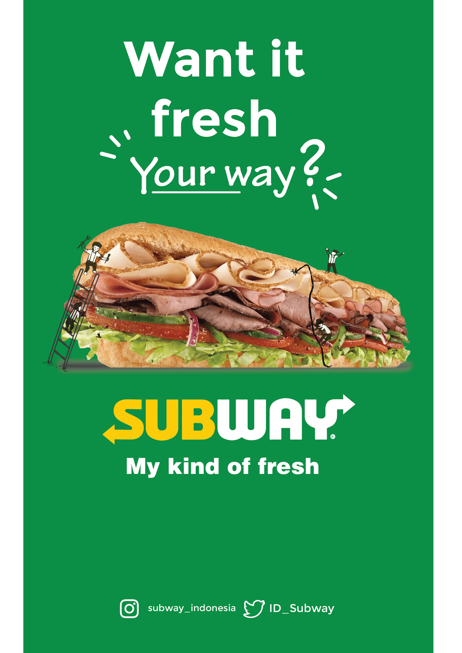 ArtStation Poster Iklan Subway