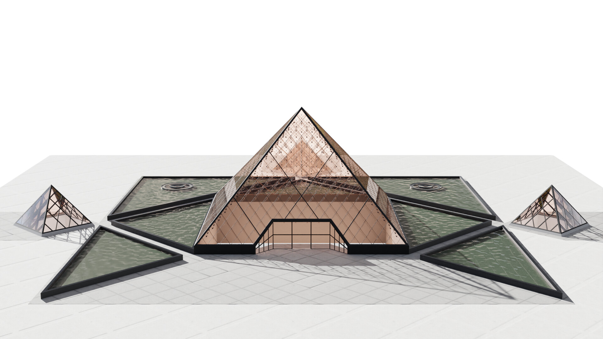 Ashish Dhiman The Louvre Pyramid(pyramid du louvre)