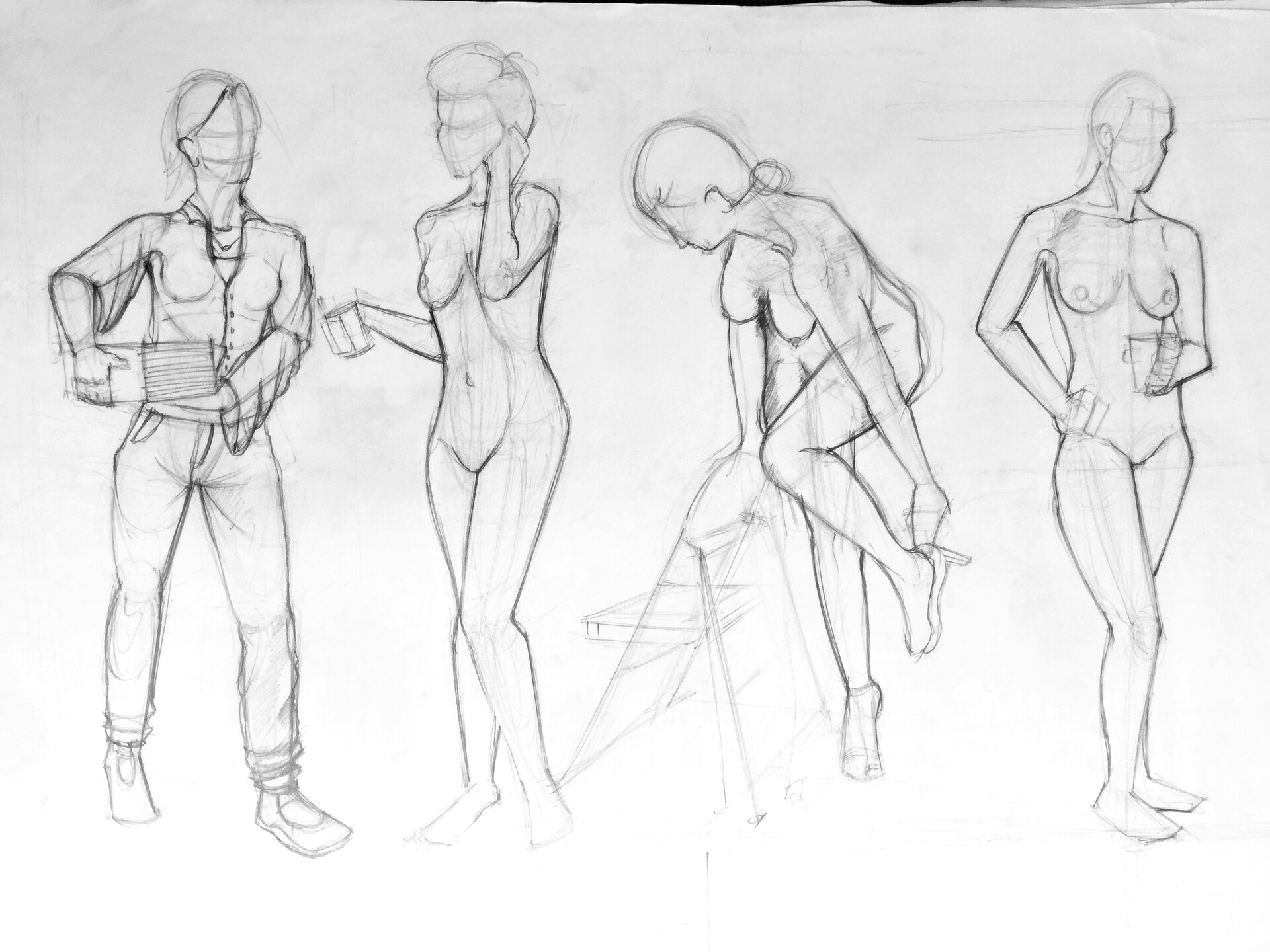 Explained Human Figure Drawings And Sketches Male And Female Both   HERCOTTAGE  Human figure drawing Figure drawing Human figure sketches