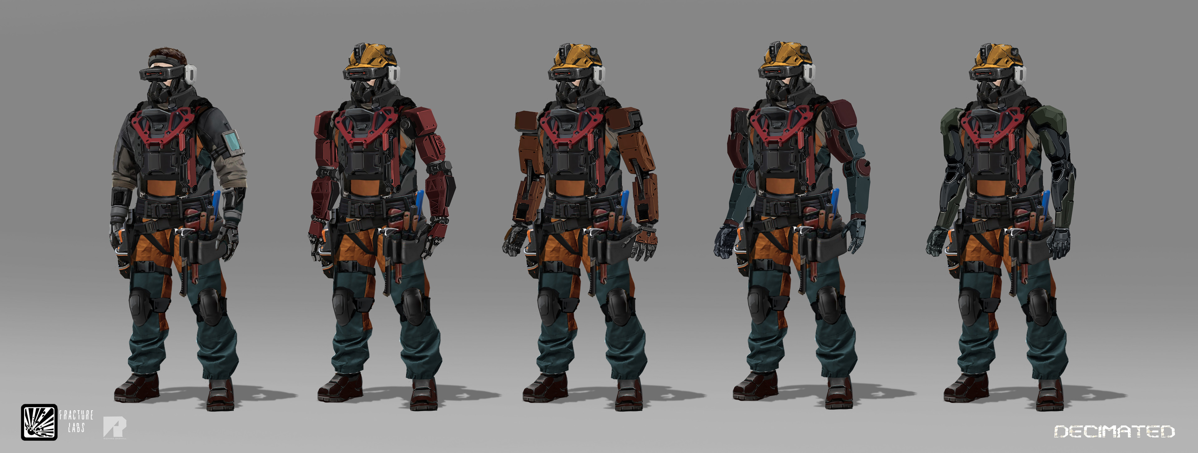 Mechanic concept mood board 1
