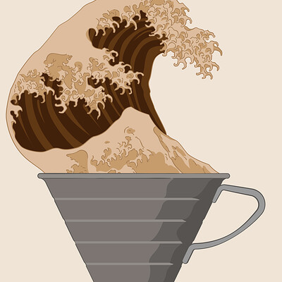Coffee Wave (Digital)