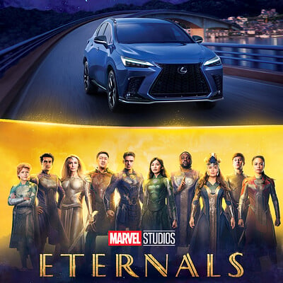 Marvel Eternals x Lexus Lockup