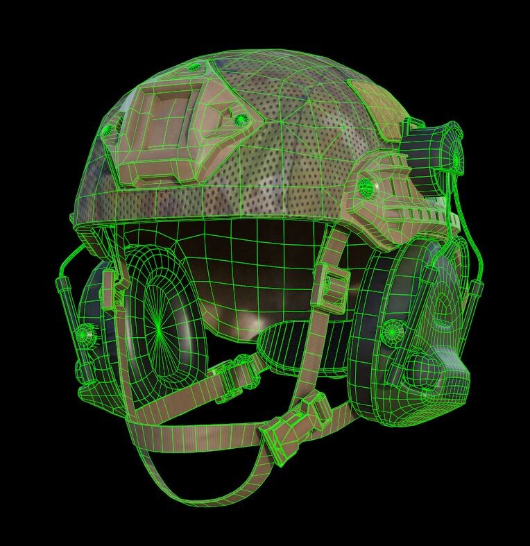 Shane Deptula - Advanced Combat Helmet (ACH) with Headphones