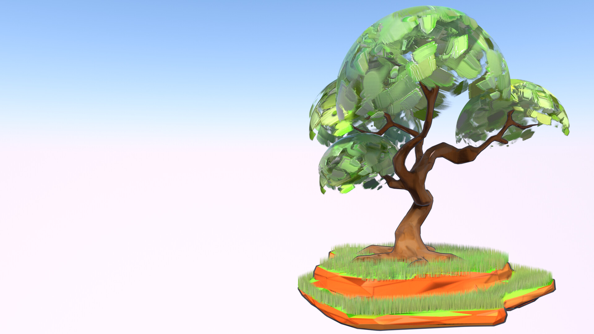 ArtStation - Game ready - stylize tree