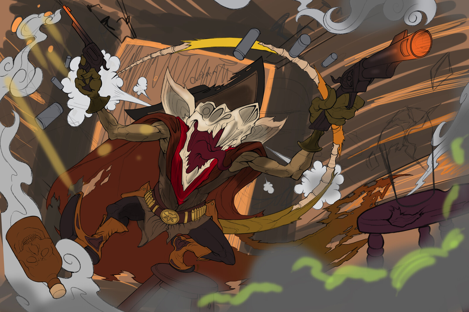 Detailing background, motion, and color