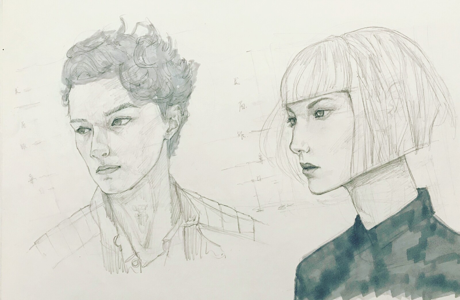 Portraits and Hands