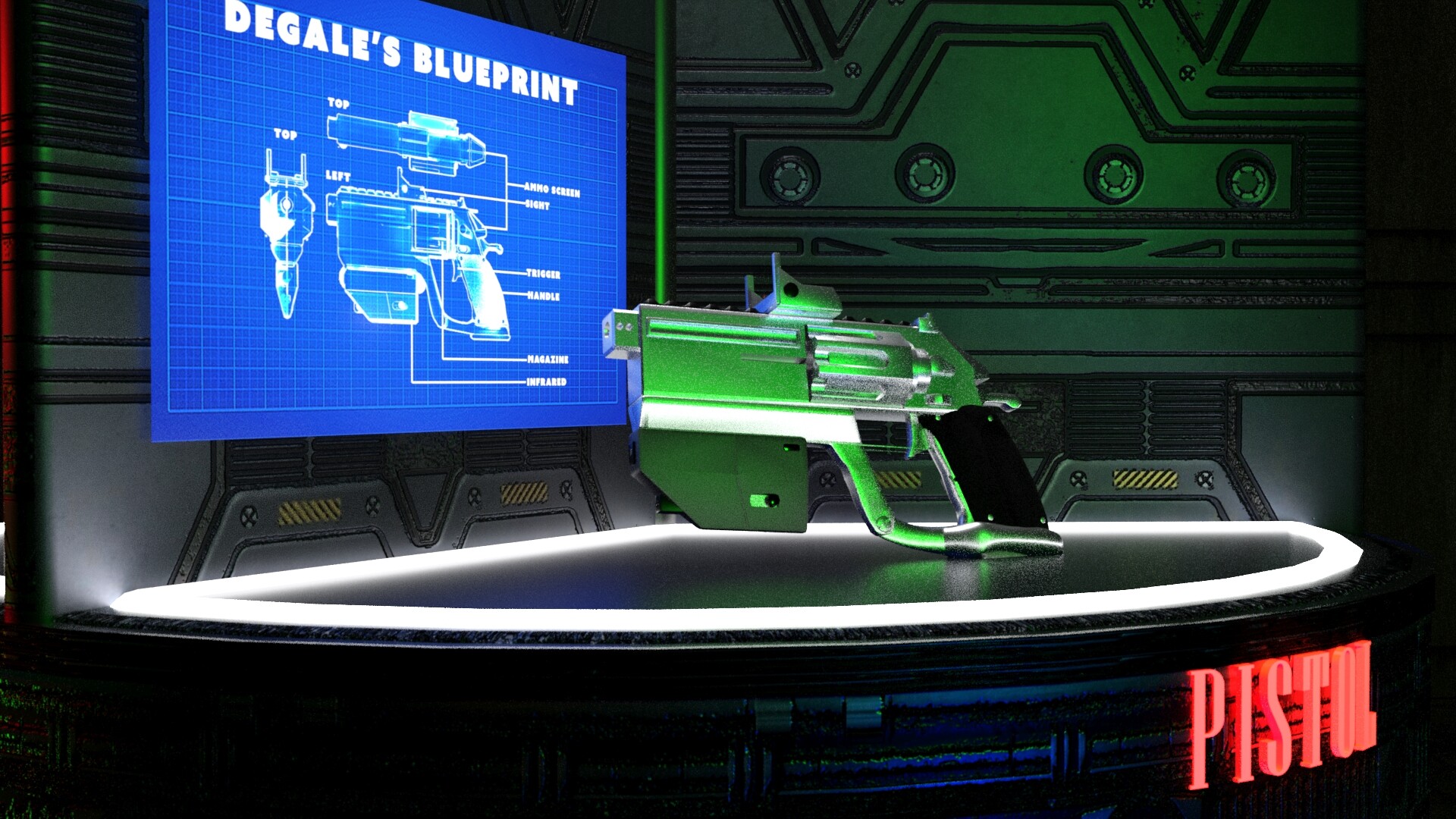 ArtStation - Custom Pistol