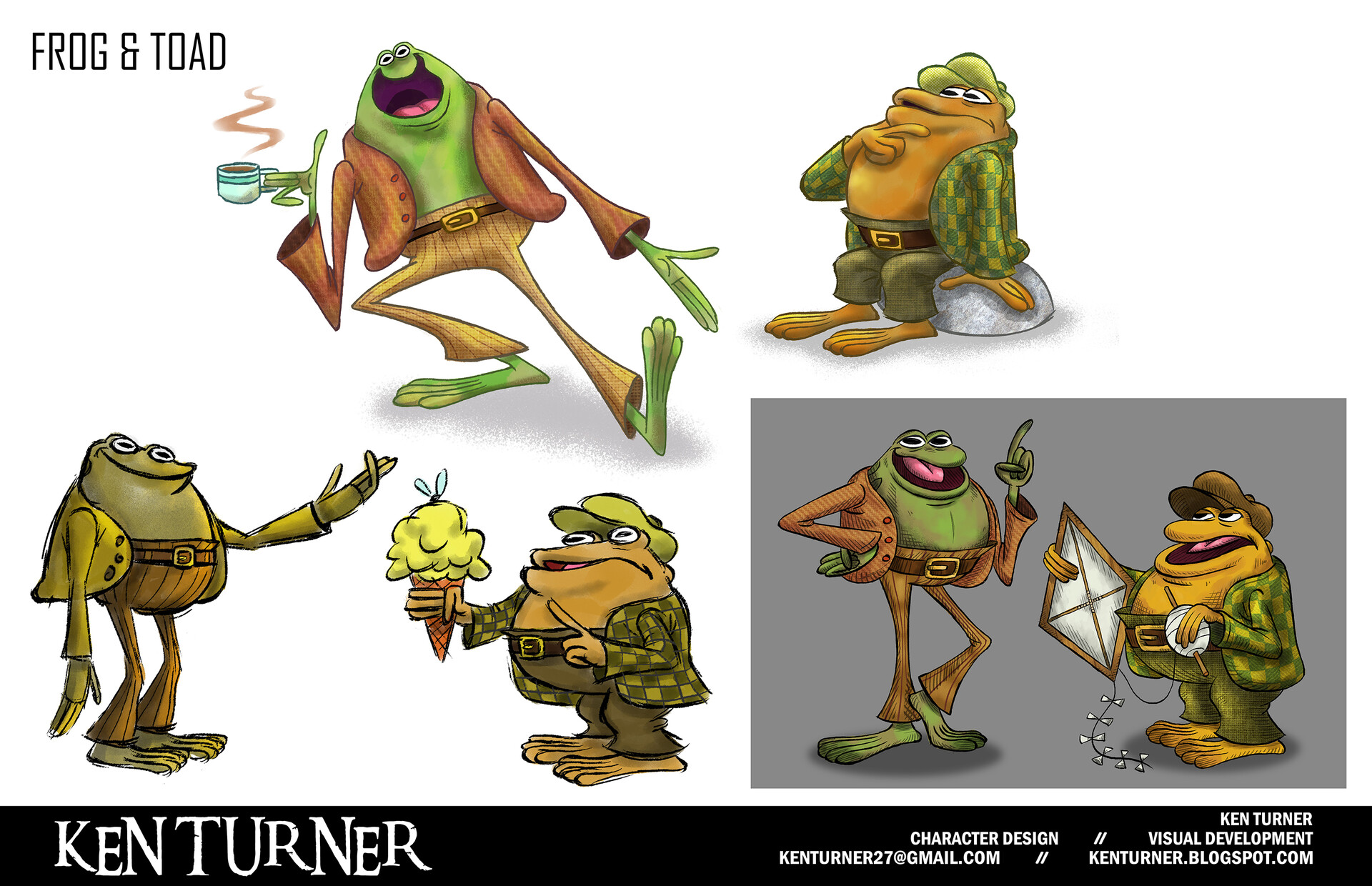 famous frog cartoon characters