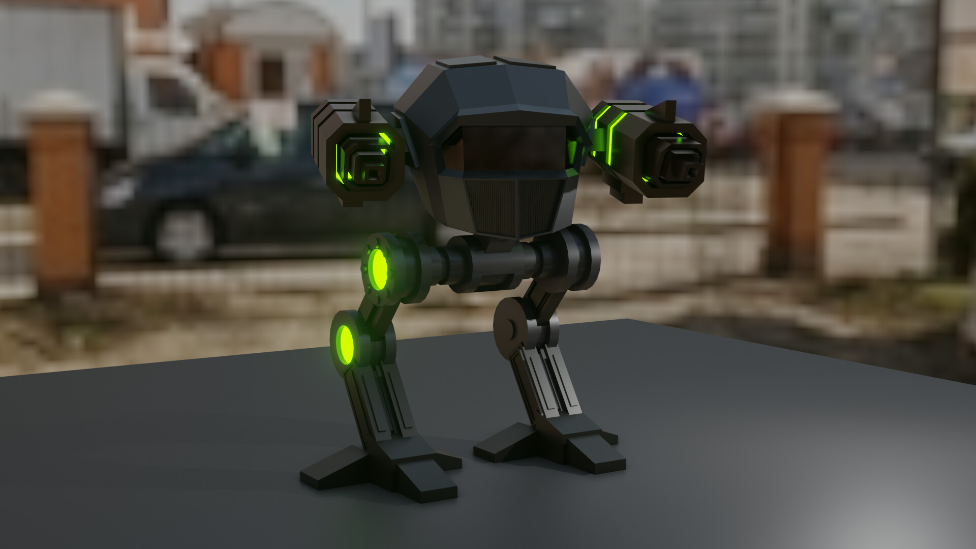 Artstation first mech first model