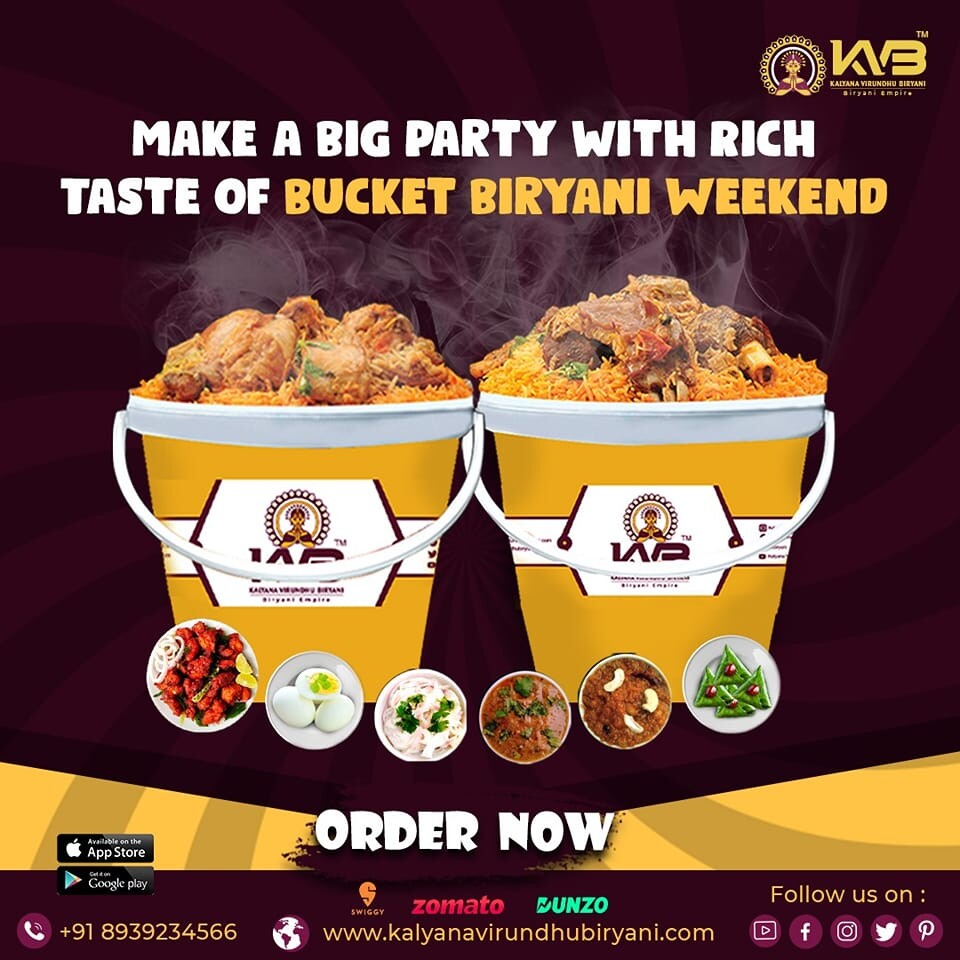 ArtStation cheapest bucket biryani in chennai