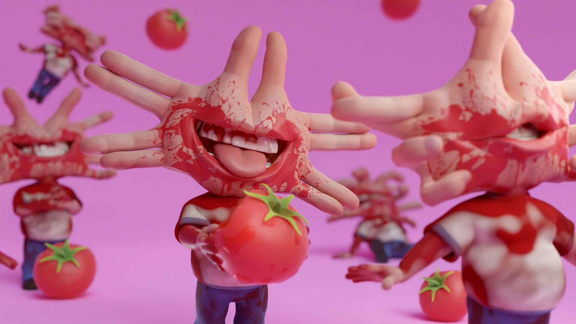 Artstation 彼岸岛 拷问怪手手大人