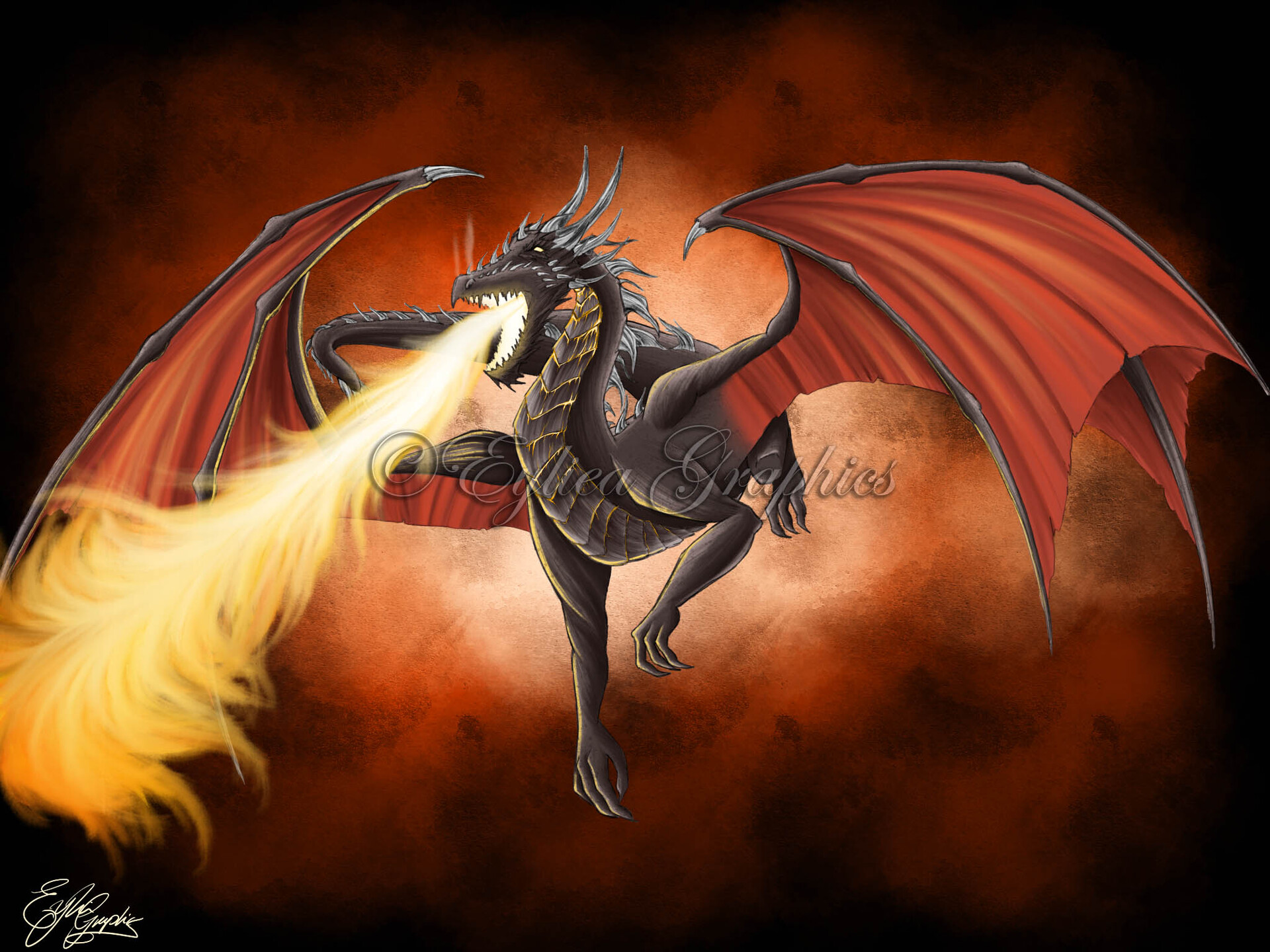 ArtStation - Angels and Demons - Dragons