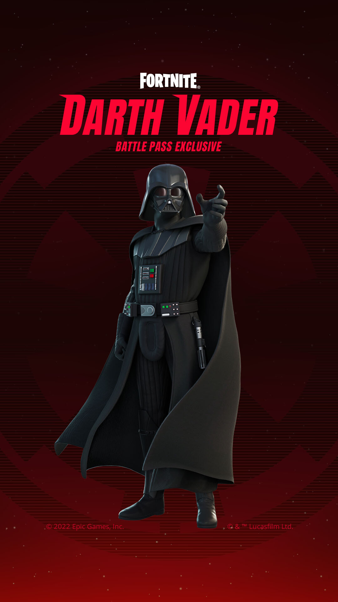 Justin Holt FORTNITE DARTH VADER SKIN