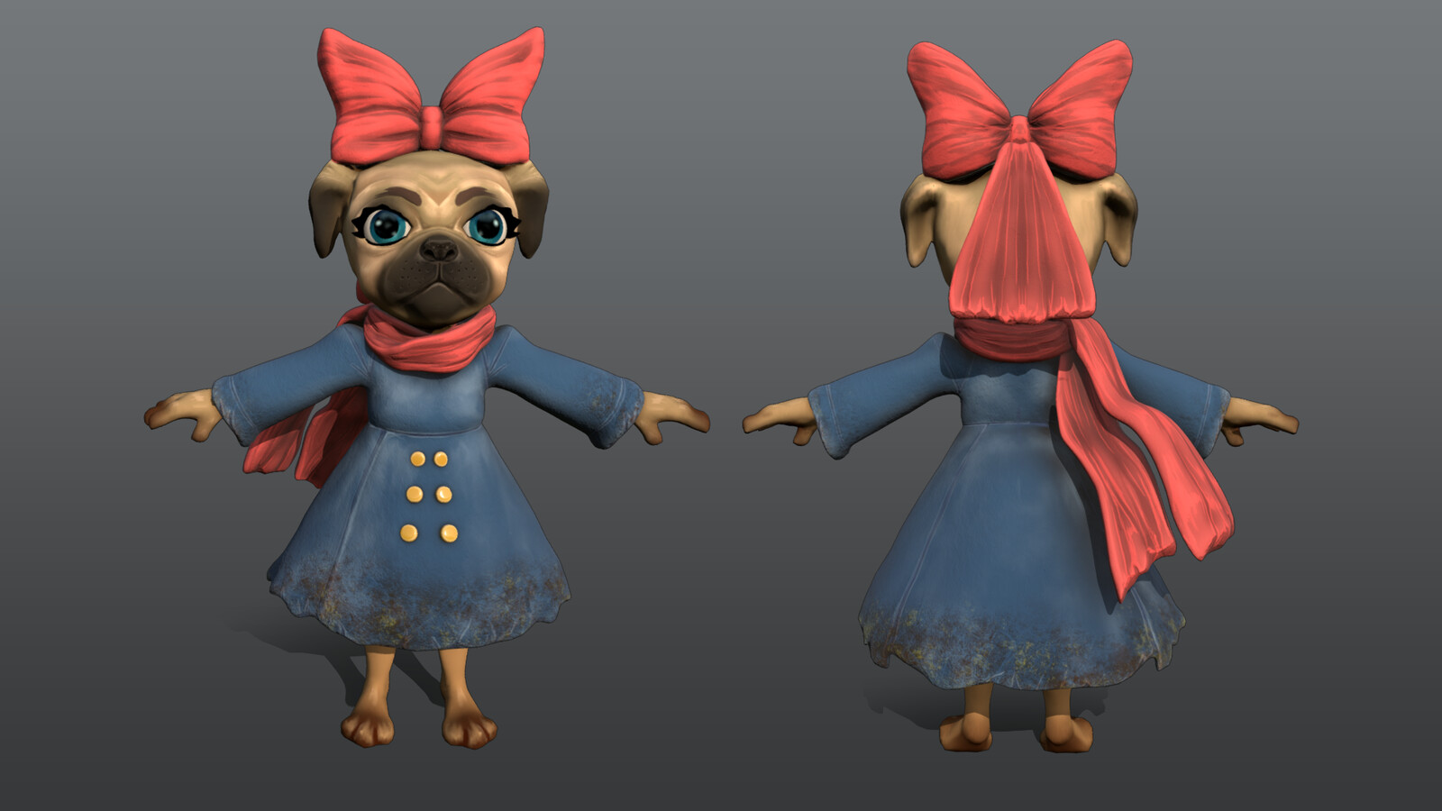 Renders of front and back.