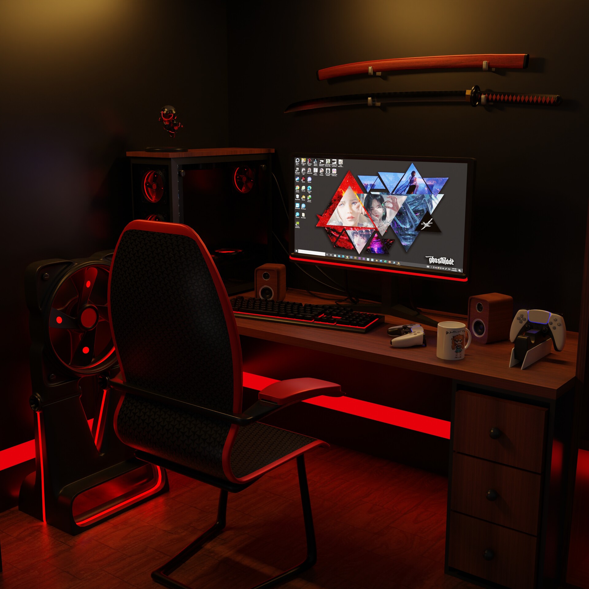 ArtStation - Gaming's room