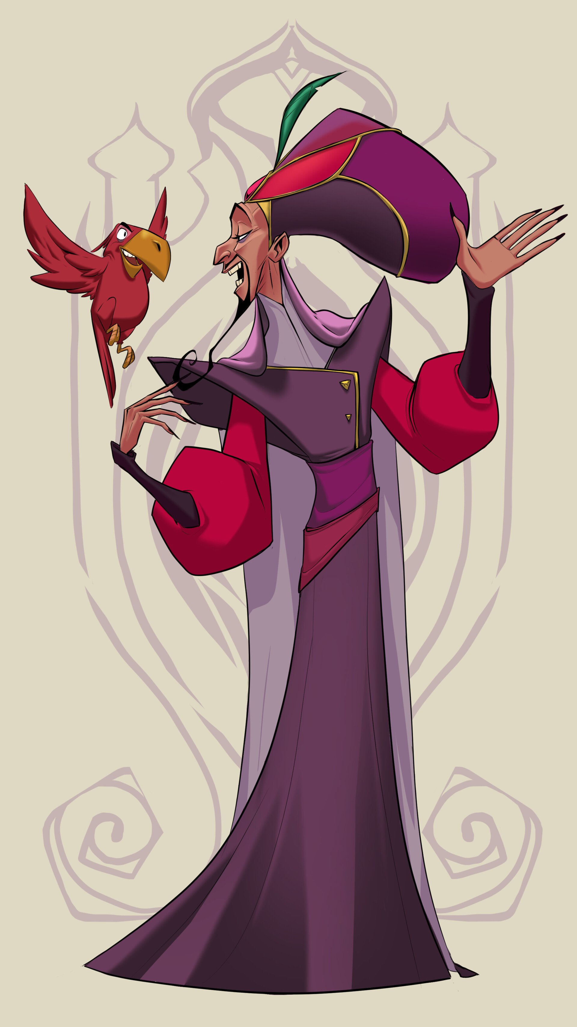 Jafar Aladdin Concept Art For