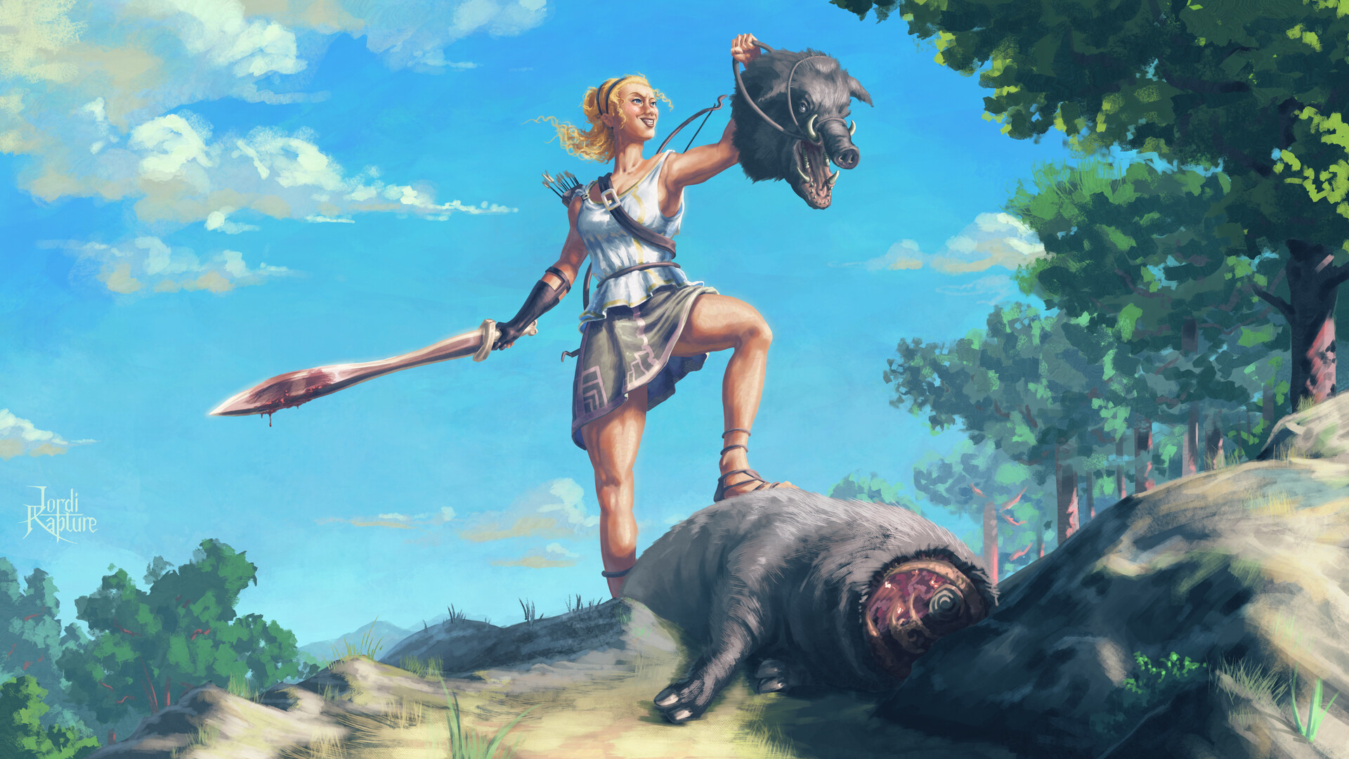 Jordi Rapture - Atalanta & the Boar