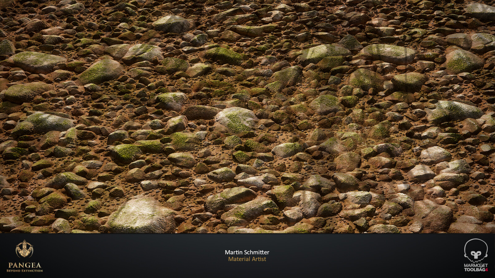 Riverbed Wet Plane Render