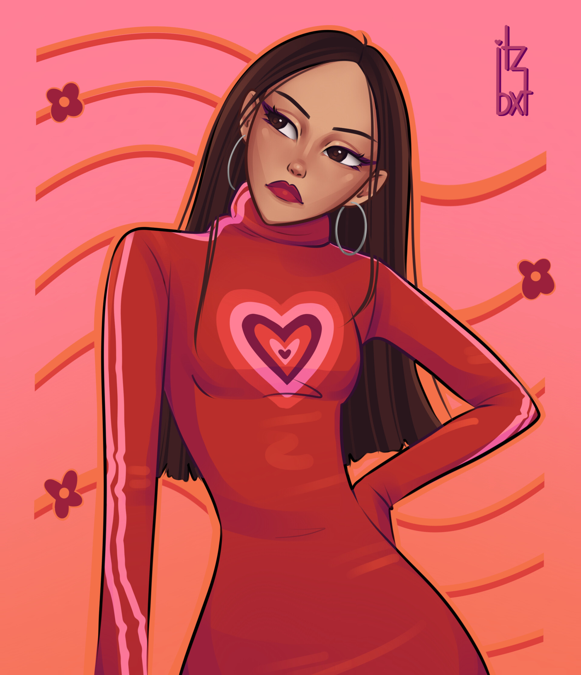 ArtStation y2k girl