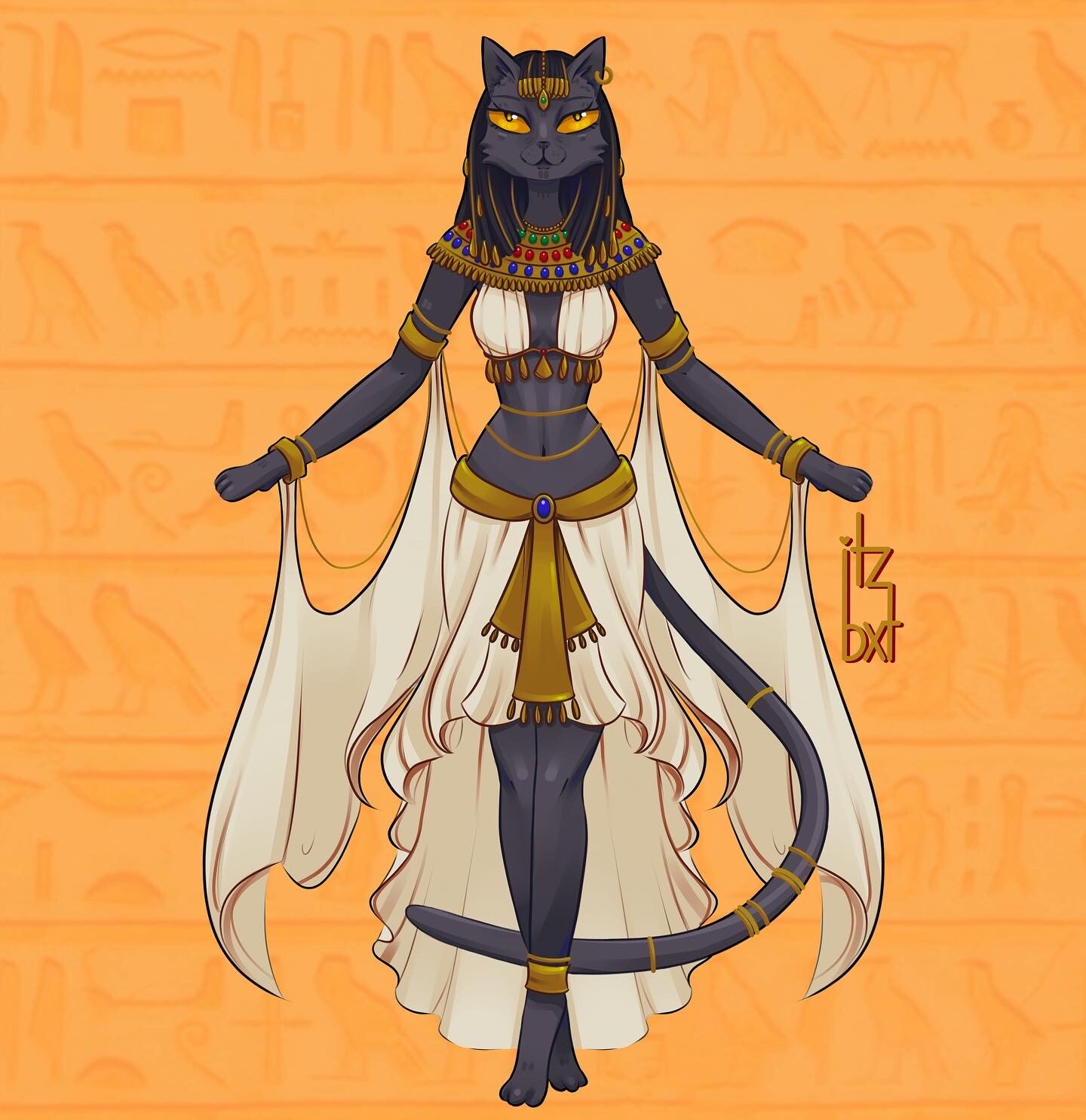 ArtStation - Egyptian Goddess - Bastet