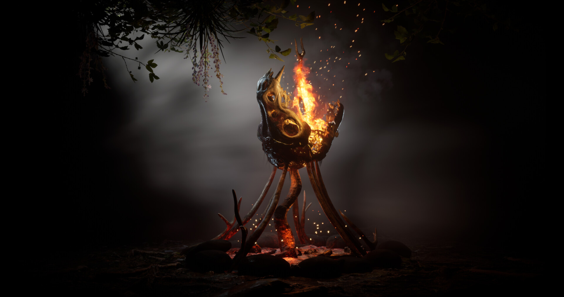 ArtStation Basilisk Brazier from Game of Thrones