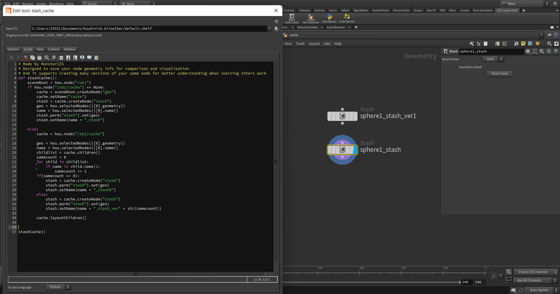 ArtStation - Houdini Useful Python Tools Made by me (Under Construction)