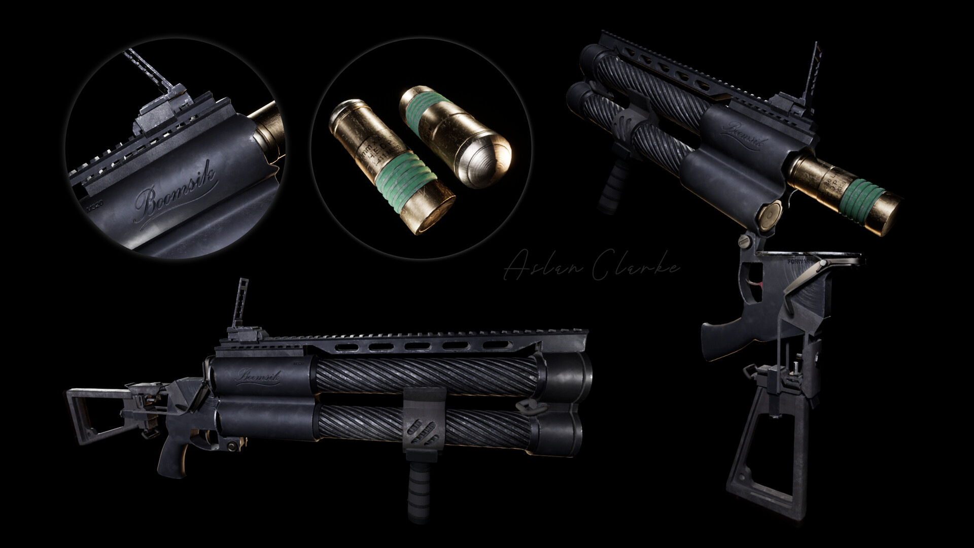 ArtStation Reworked Grenade Launcher