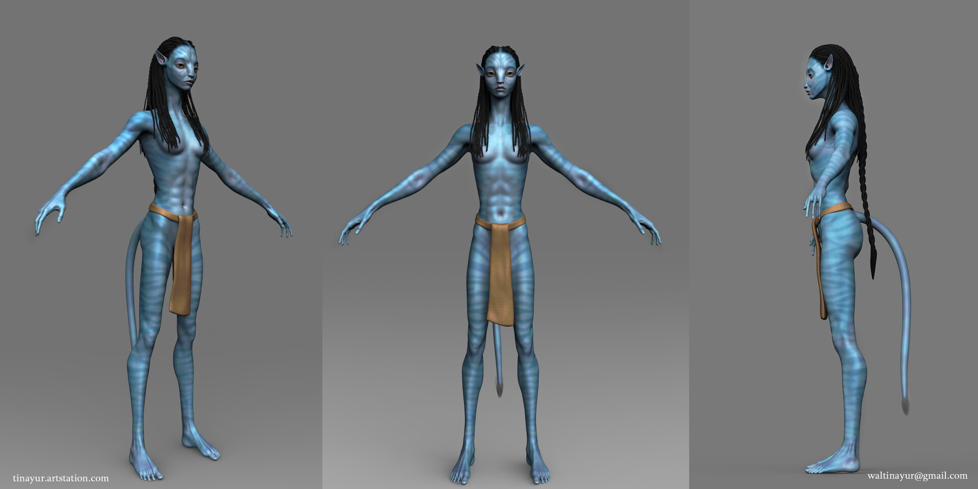 ArtStation - Na'vi 3D Avatar film funart