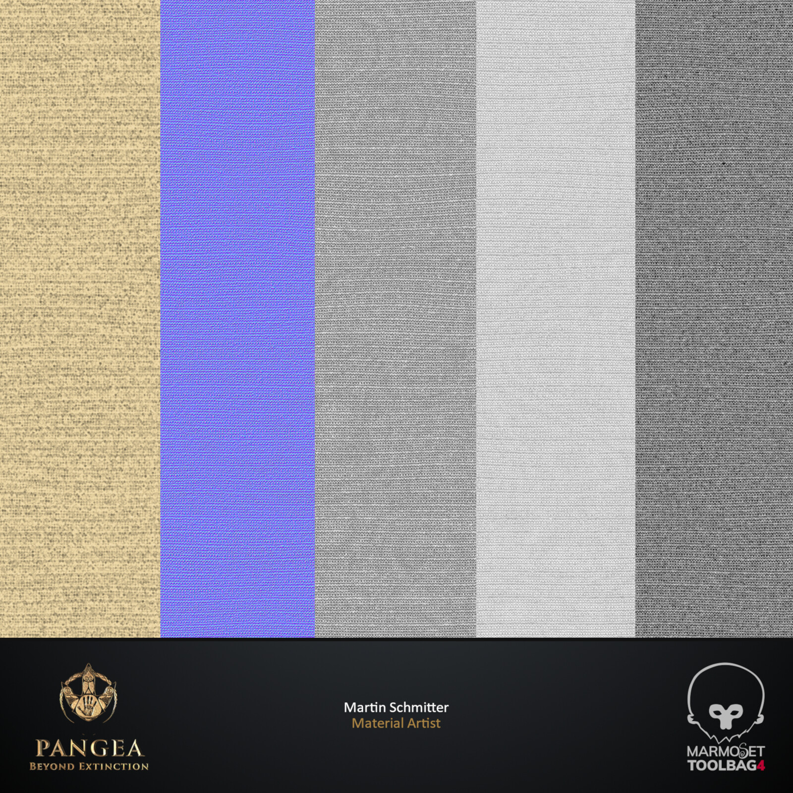 Basecolor, Normal, AO, Roughness, Displacement