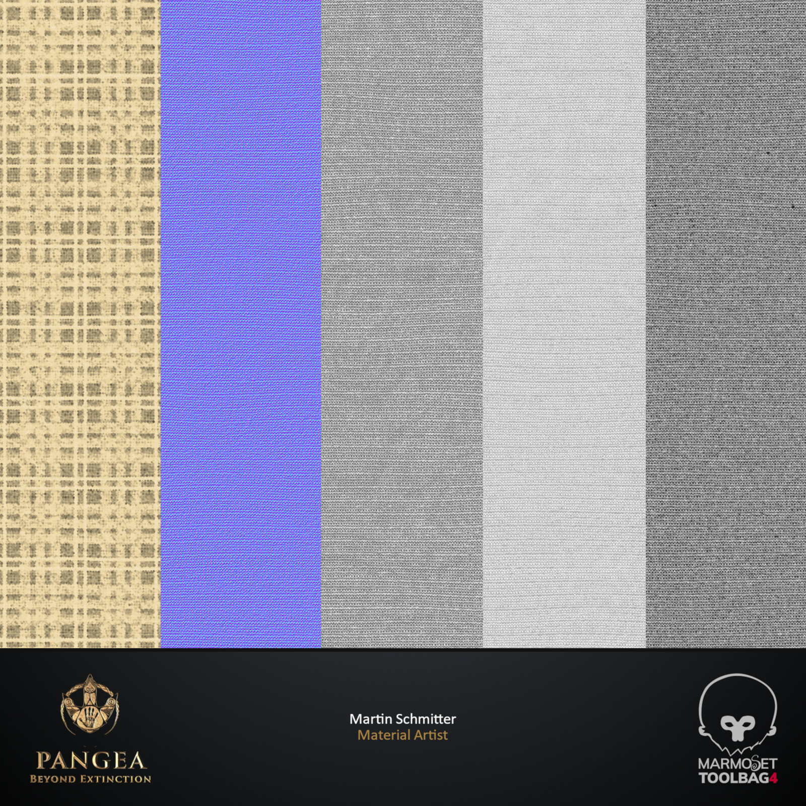 Basecolor, Normal, AO, Roughness, Displacement