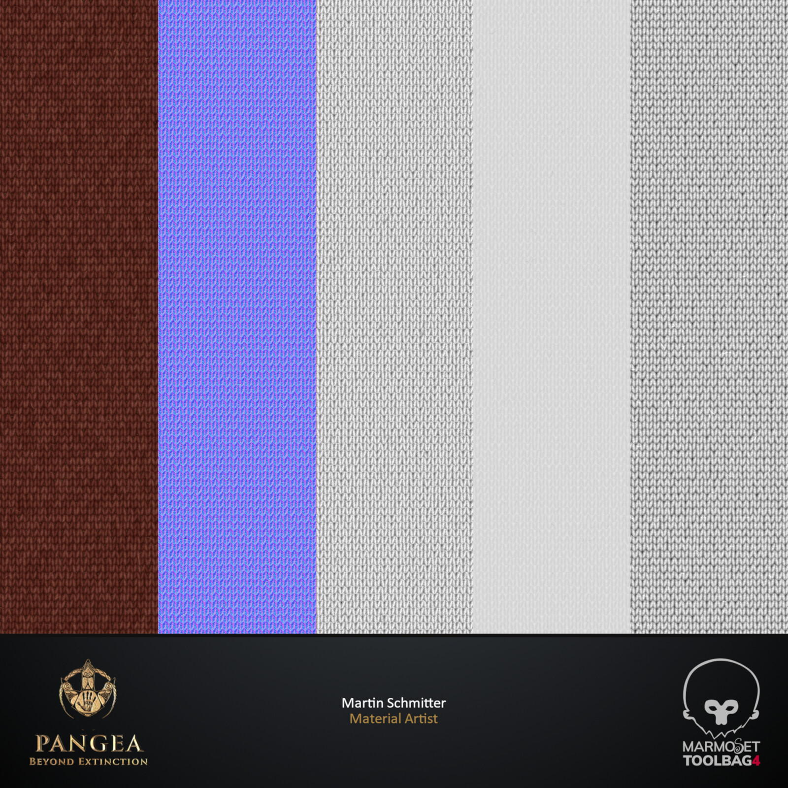 Basecolor, Normal, AO, Roughness, Displacement