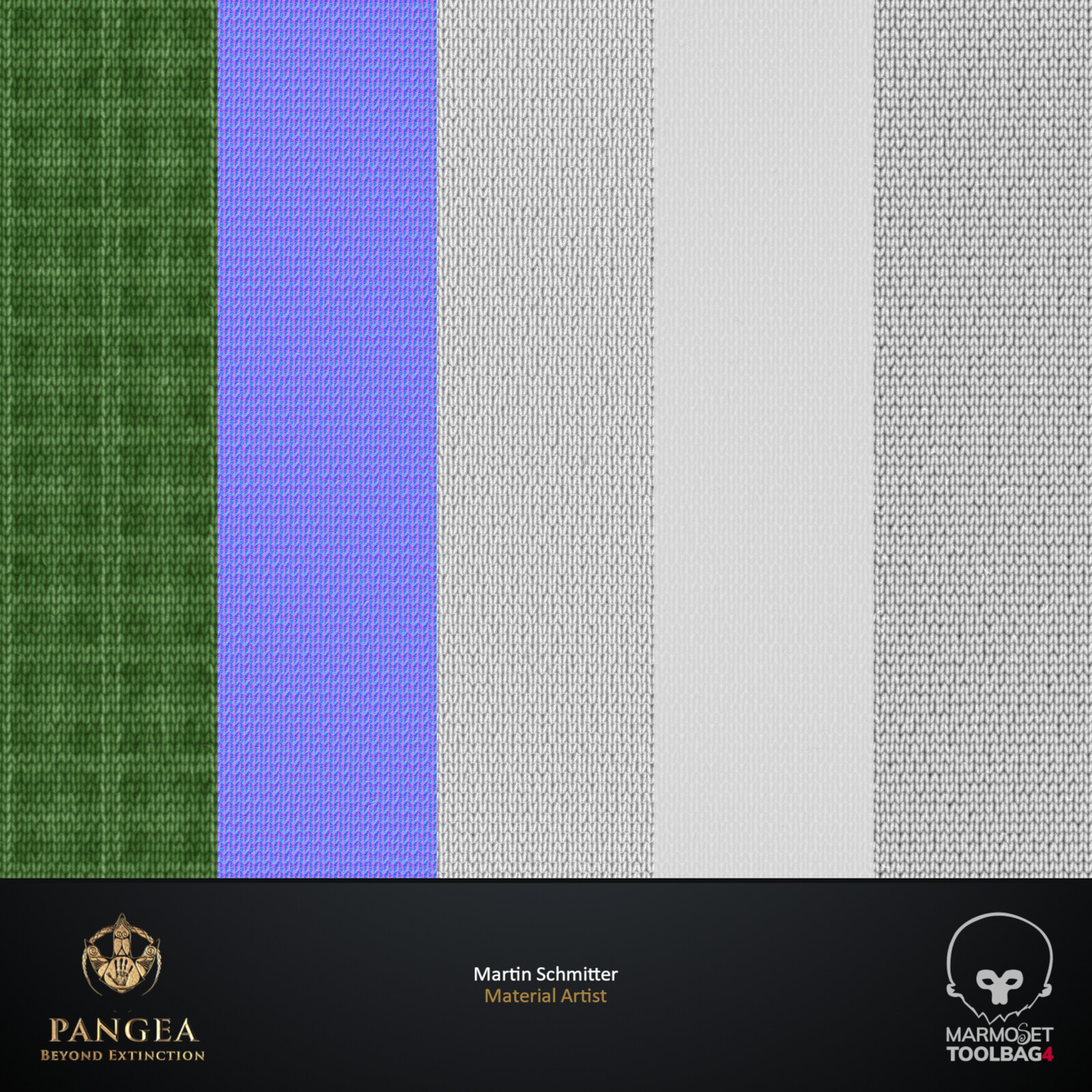 Basecolor, Normal, AO, Roughness, Displacement
