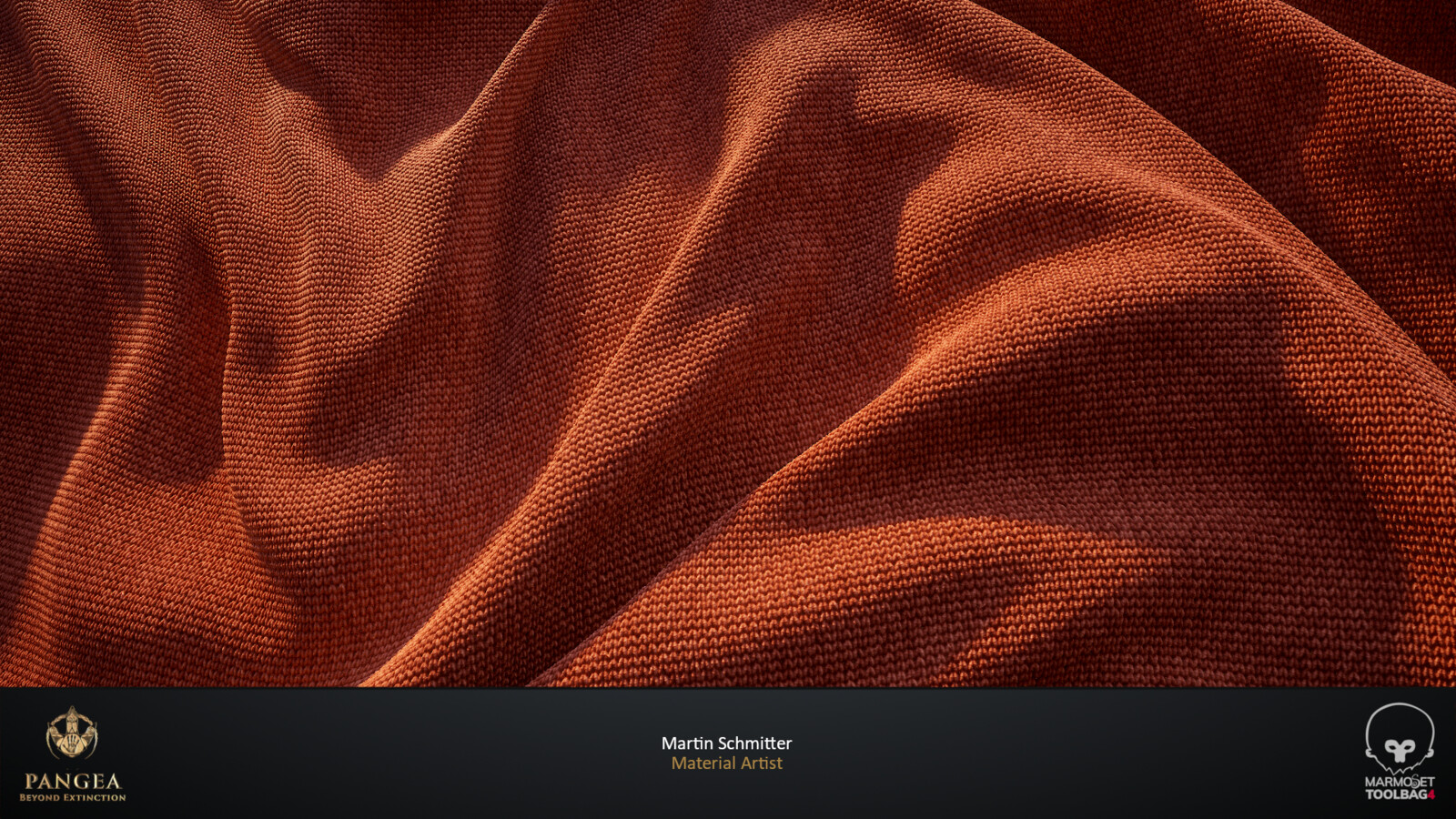 Knitted Wool Fabric Plane Render