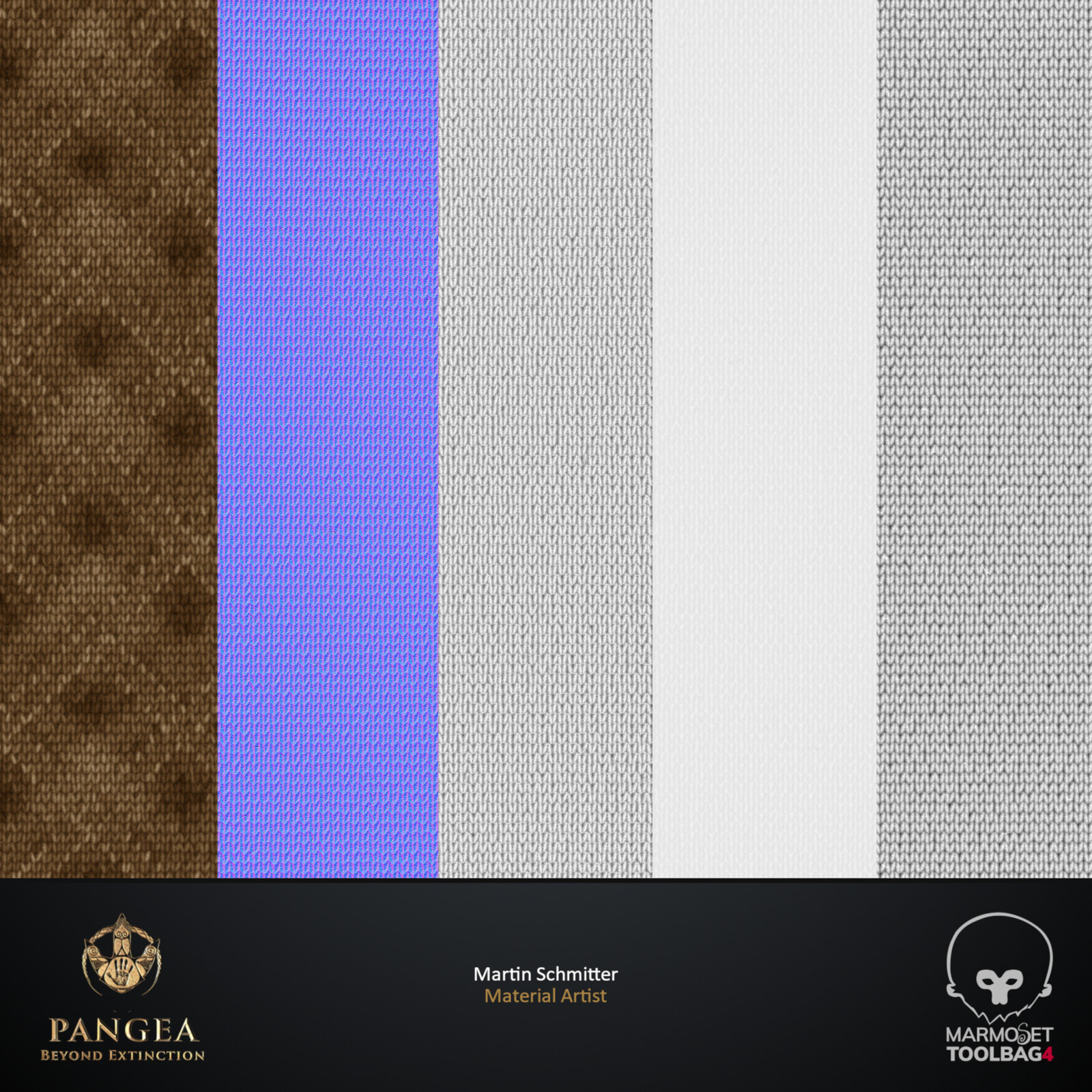 Basecolor, Normal, AO, Roughness, Displacement