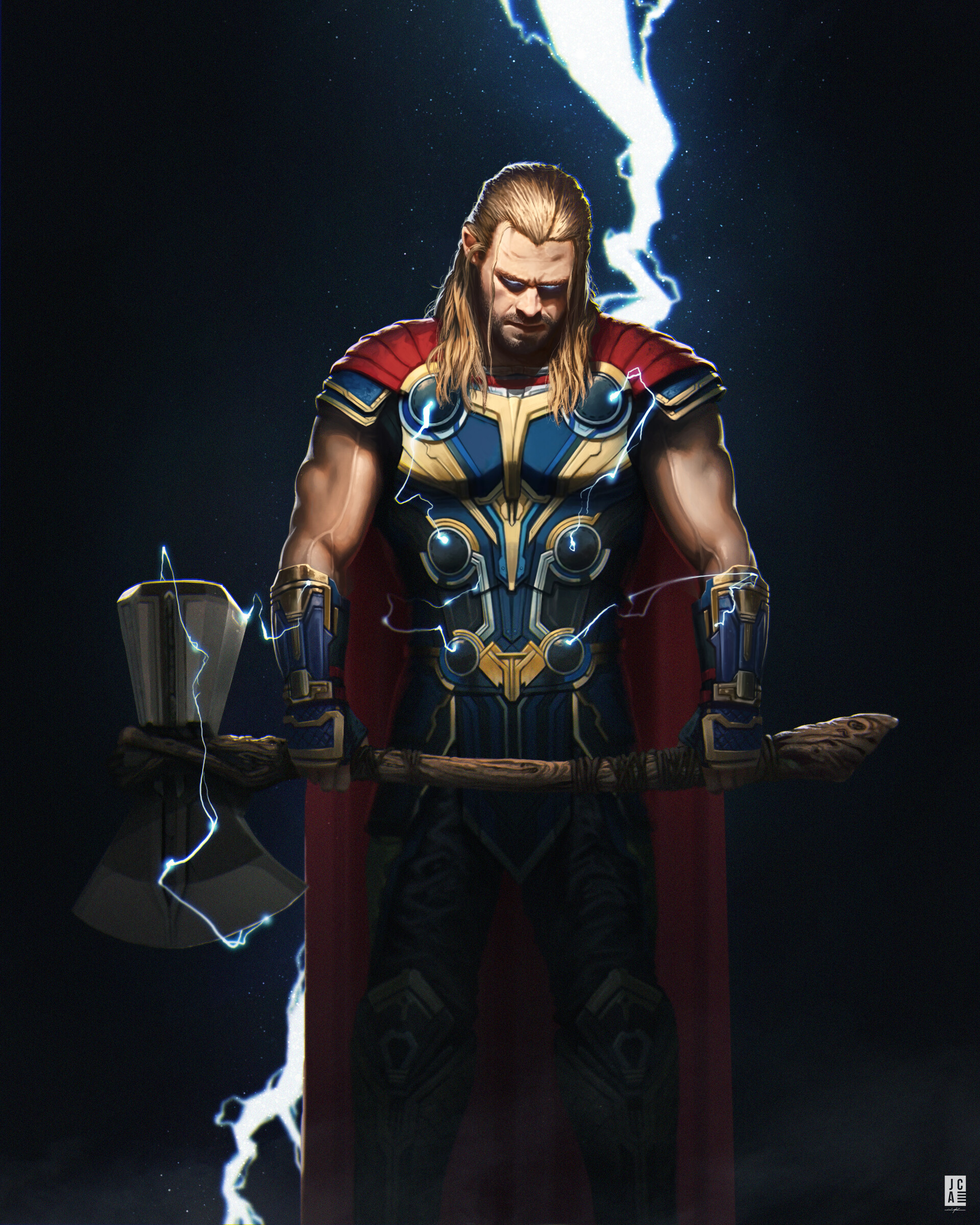 ArtStation - Thor Will Avenge The Fallen