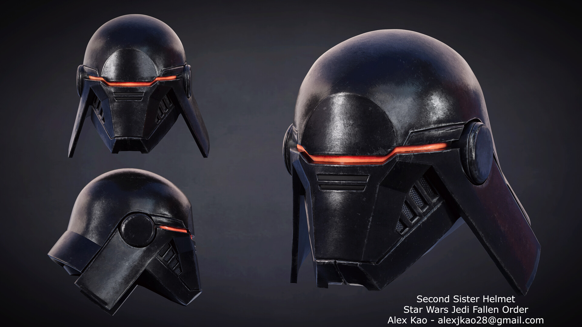Alex Kao - Star Wars: Second Sister Helmet