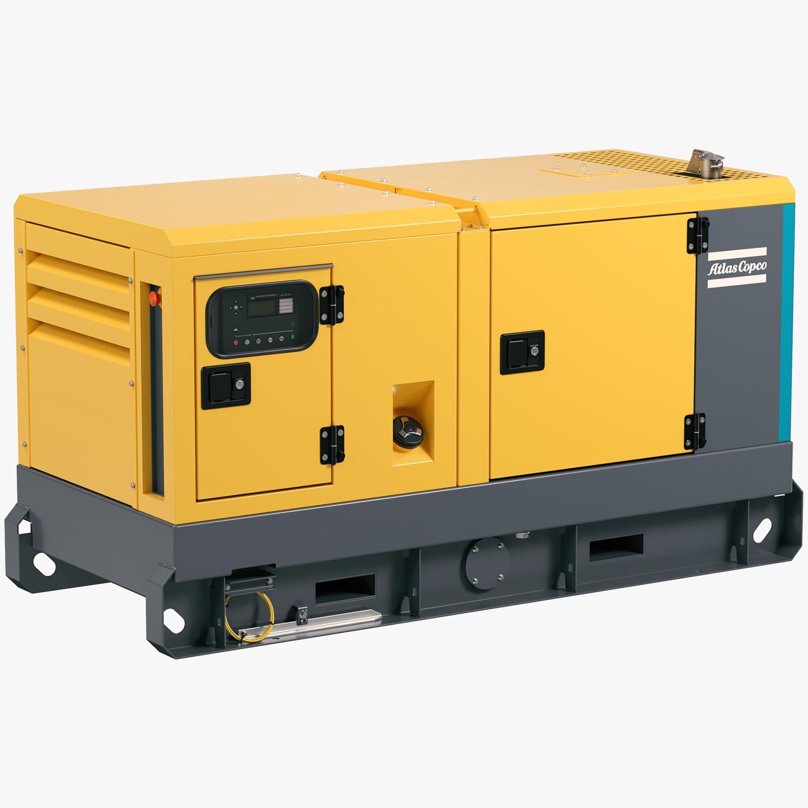 Atlas Copco QAS Variable Speed Generator - QAS 6035 VSG_3D Model