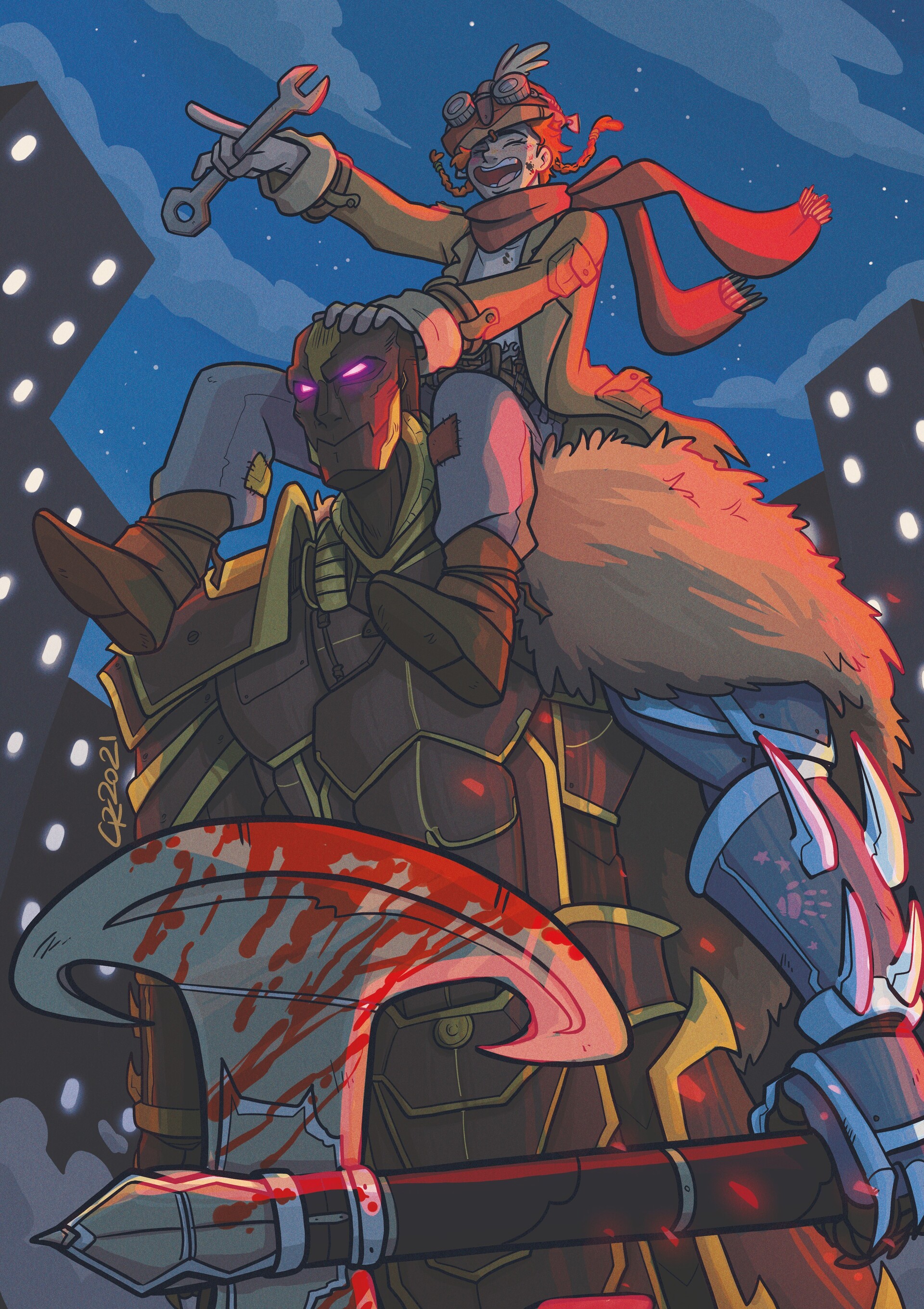 ArtStation Nemea and his W4RD3N, my D&D character