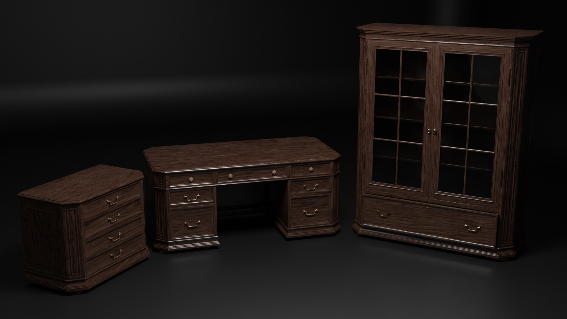 ArtStation Furniture Collection Dresser. Desk.