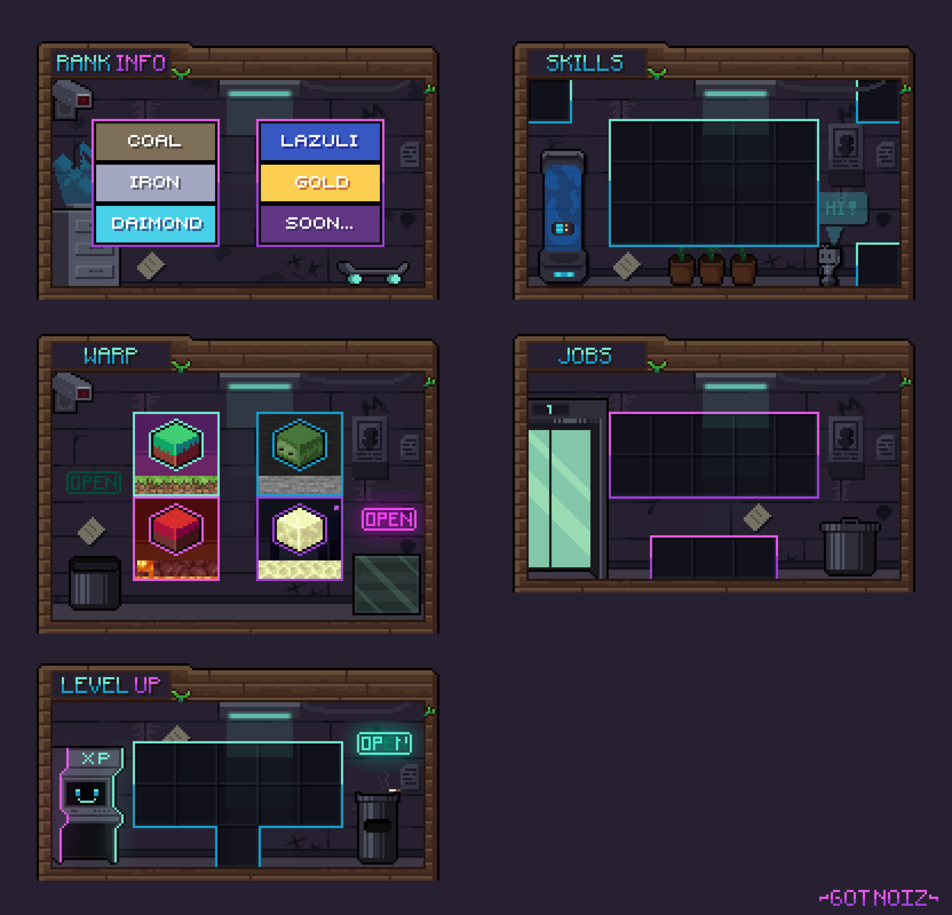 ArtStation - Gui Minecraft