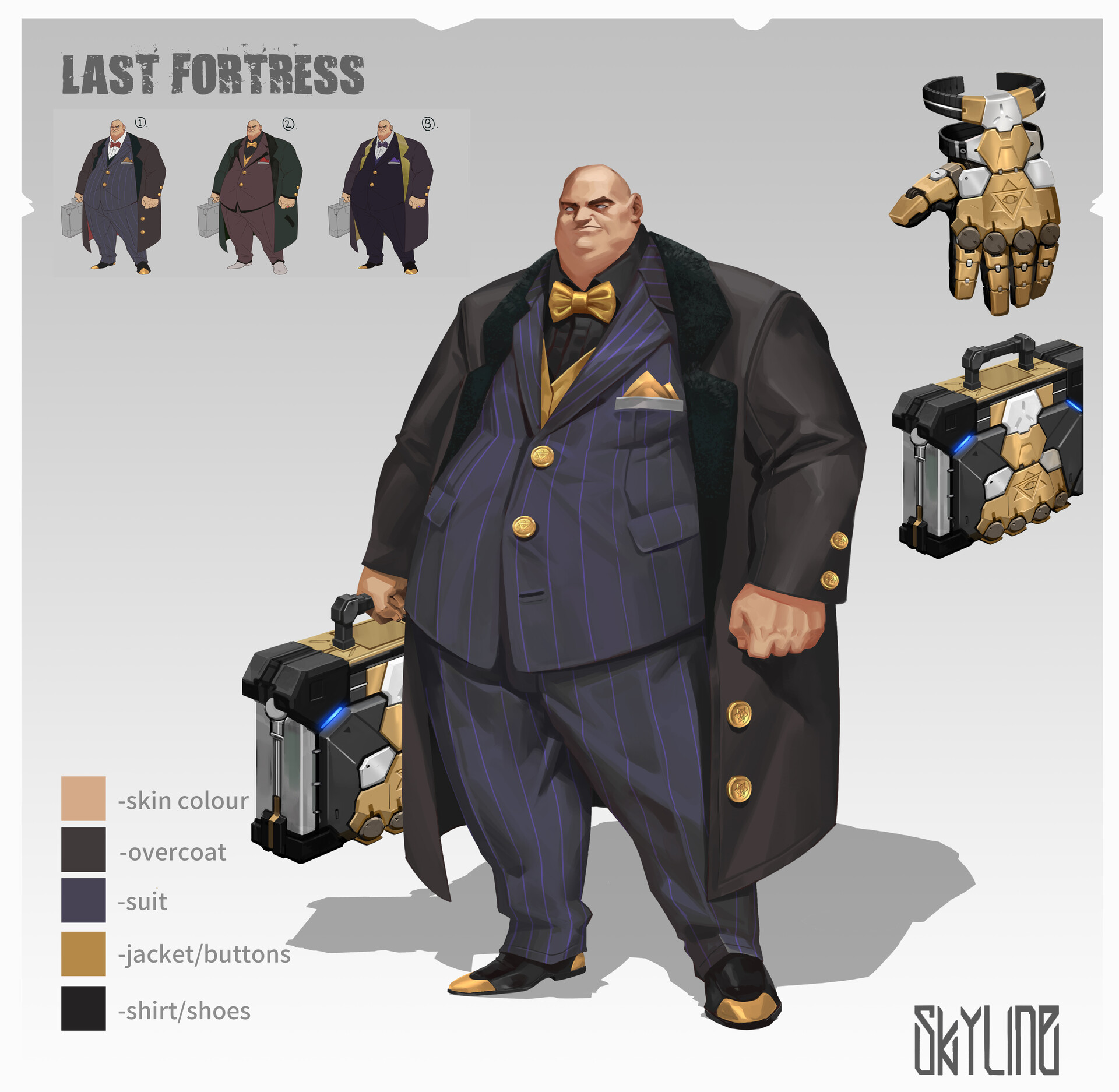 Luke Last Fortress character design